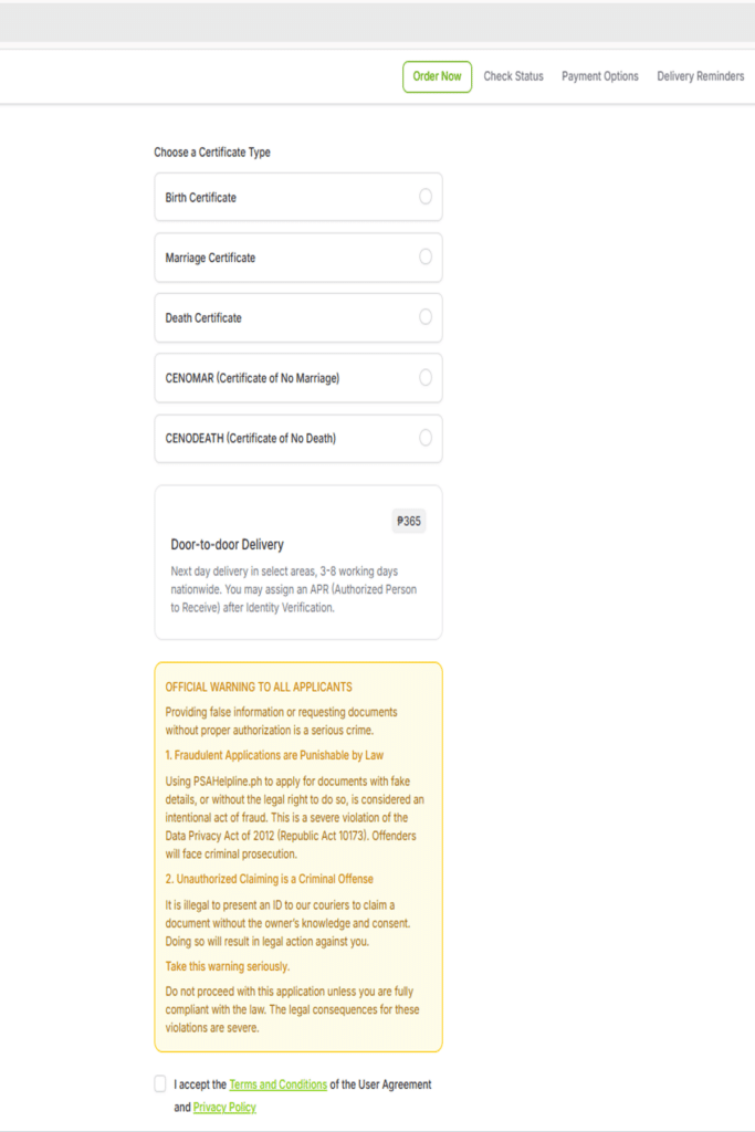 PSA Birth Certificate Online Philippines 2026 PSAHelpline.ph