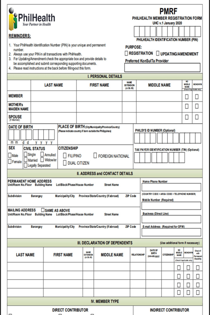Complete PhilHealth ID Requirements in the Philippines 2026 PMRF