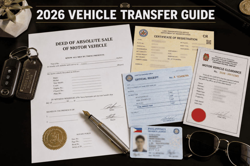 Complete & Ultimate LTO Motor Vehicle Transfer Requirements Philippines 2026 (Easy)
